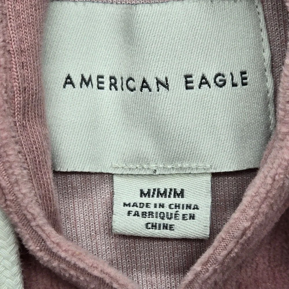 American Eagle Y2K Aesthetic Hoodie Pullover Mauve M - Picture 7 of 11